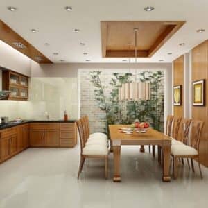 Trần thạch cao bếp 001