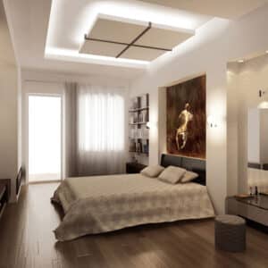 Trần thạch cao phòng ngủ 02