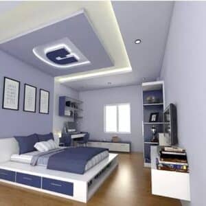 Trần thạch cao phòng ngủ 07