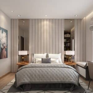 Trần thạch cao phòng ngủ 06