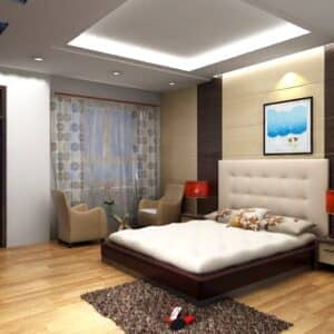Trần thạch cao phòng ngủ 09