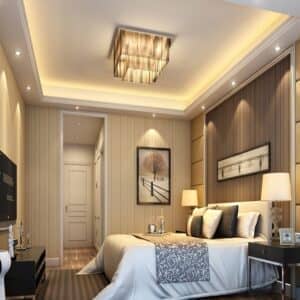 Trần thạch cao phòng ngủ 10