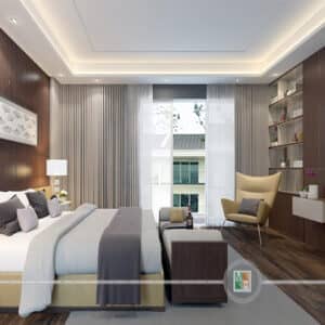 Trần thạch cao phòng ngủ 11