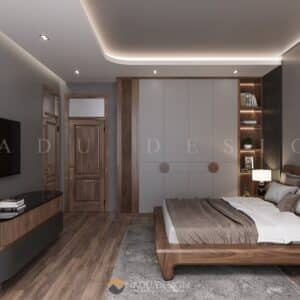 Trần thạch cao phòng ngủ 21