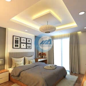 Trần thạch cao phòng ngủ 30