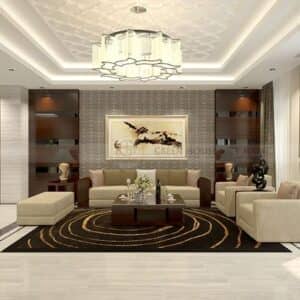 trần thạch cao phòng khách 01