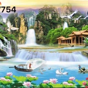 TRANH TRÁNG GƯƠNG PHỦ UV