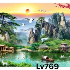 TRANH TRÁNG GƯƠNG PHỦ UV