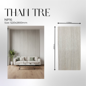 Tấm ốp than tre vân gỗ- NP 16
