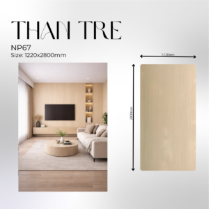 Tấm Than Tre Vân Gỗ - NP 67