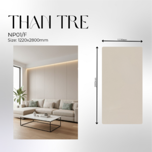 Tấm ốp than tre đơn sắc - Np 01/F
