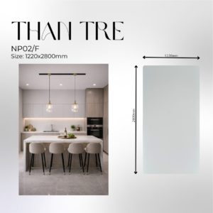 Tấm ốp than tre đơn sắc- Np 02/F
