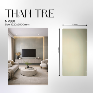 Tấm ốp than tre vân kim loại - Np 991