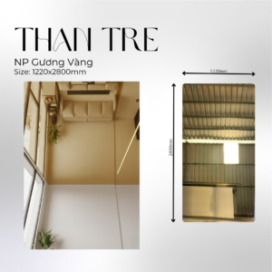 Tấm ốp than tre gương vàng -Npgv