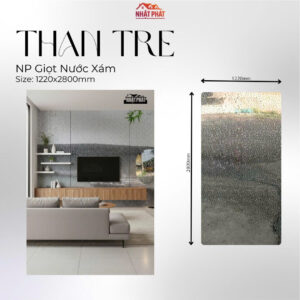 Tấm than tre giọt nươc  xám -NP